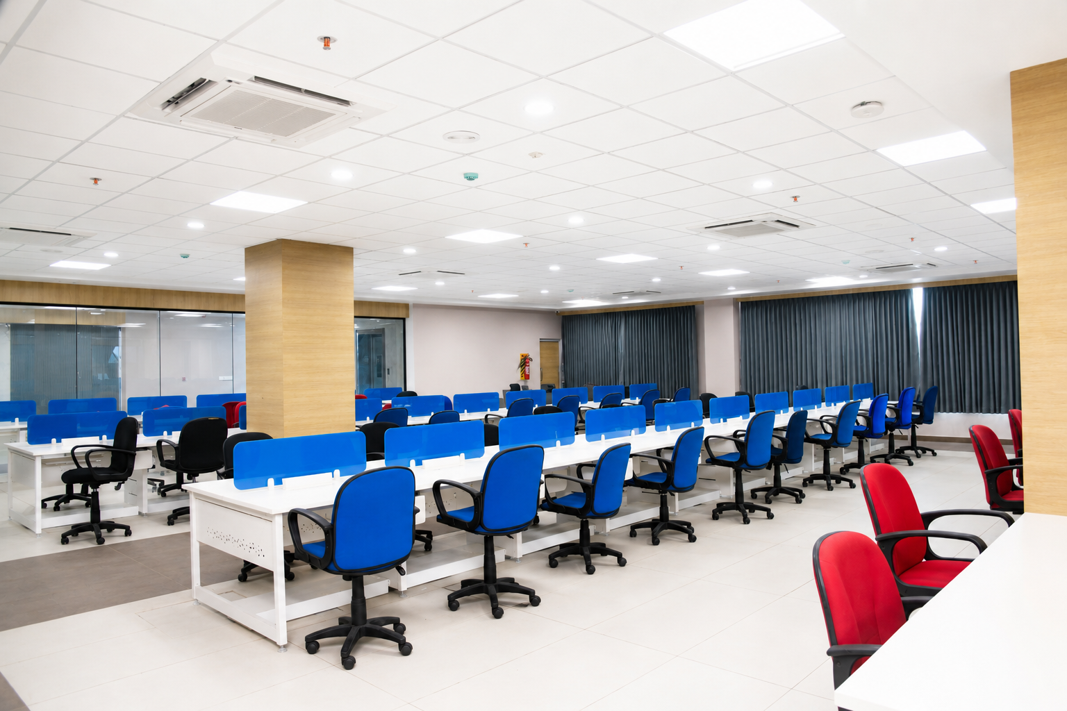 Furnished office space example